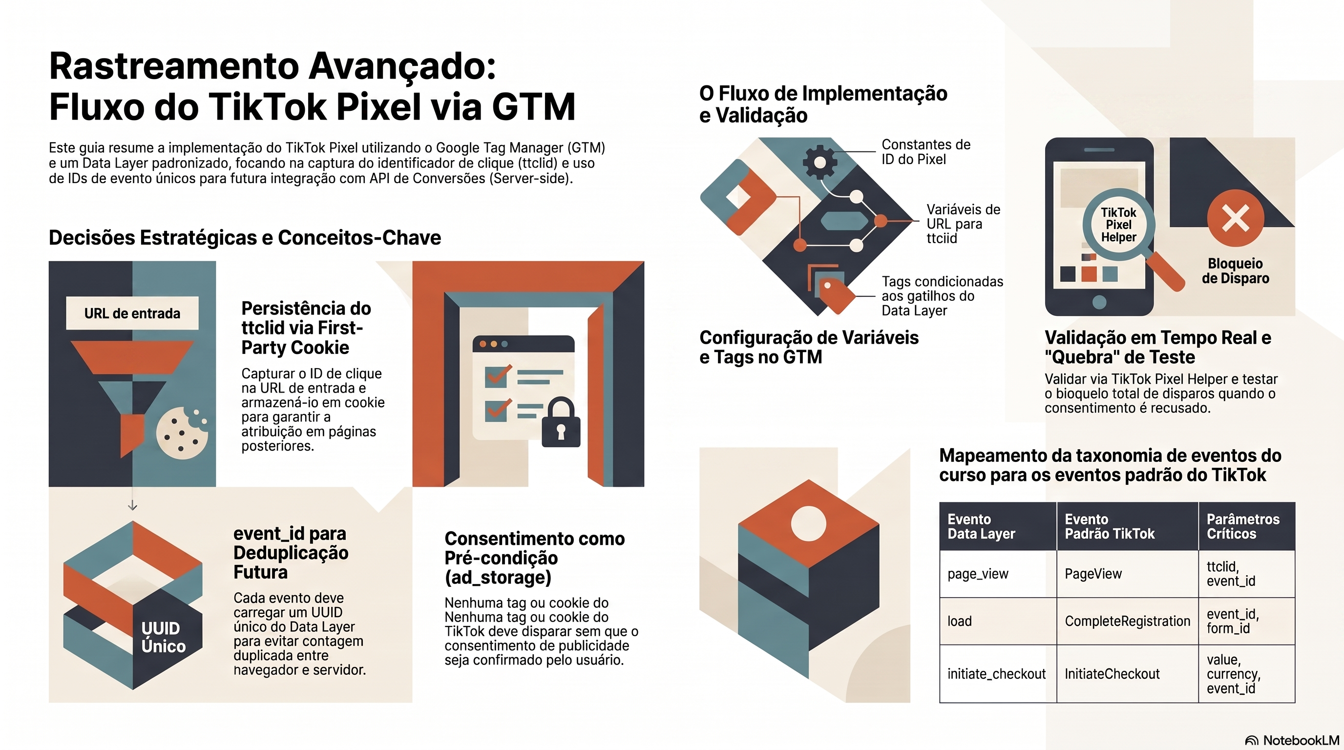 Infográfico com o resumo visual da aula