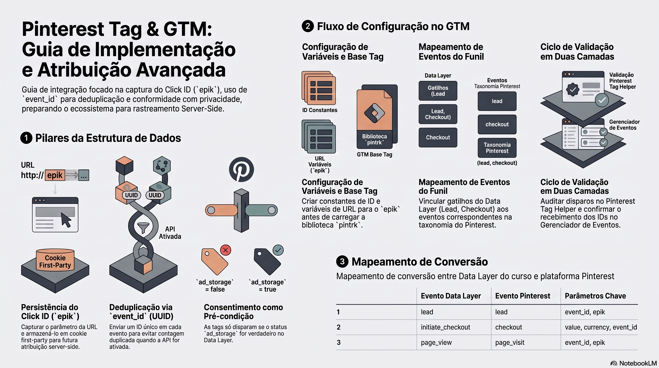 Infográfico com o resumo visual da aula