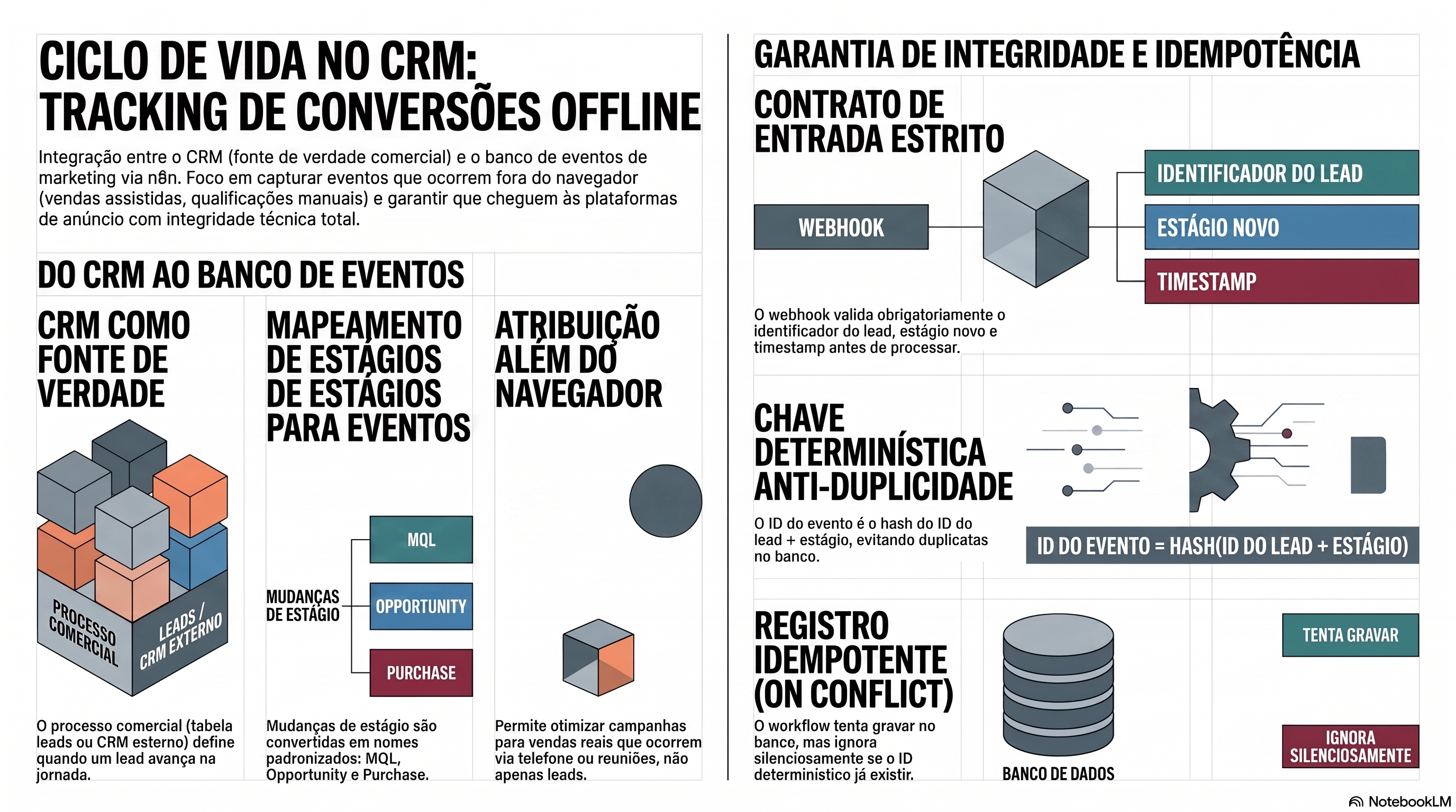 Infográfico com o resumo visual da aula
